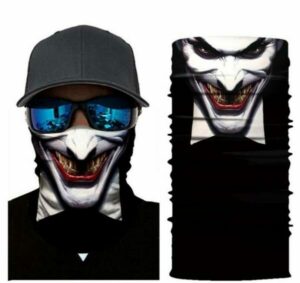 Masque Joker Cache Cou Col Bandana Foulard Bonnet Mask NEUF