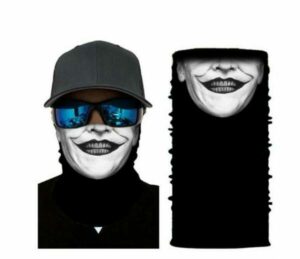 Masque Joker Cache Cou Col Bandana Foulard Bonnet coupe-vent anti-poussière