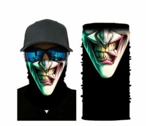 Masque Joker Cache Cou Col Bandana Foulard Bonnet coupe-vent