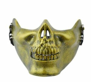 Demi-Masque Half Mask Airsoft Tir Crâne Skull NEUF