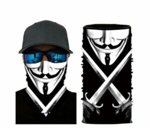 Masque V pour Vendetta Cache Cou Col Bandana Foulard Bonnet coupe-vent
