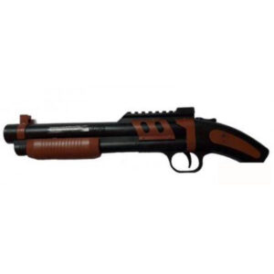 FUSIL A POMPE BILLES ABS NOIR ET MARRON 33 CM 0.6 JOULE PACA IMPORT+500 billes