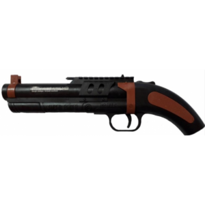 FUSIL PISTOLET A POMPE BILLES ABS NOIR ET MARRON 27 C