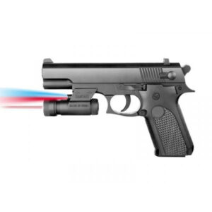 PISTOLET A BILLES 1045 KIDDOS SPRING ABS NOIR 0.5 JOULE+LAMPE+LASER+500 Billes