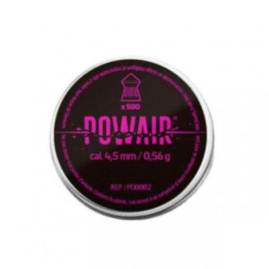 BOÎTE DE 500 PLOMBS POINTUS POWAIR - CALIBRE 4.5MM