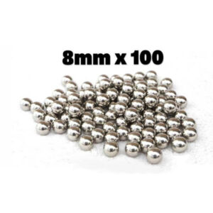 Lot 100 billes Acier Carbone 8 mm pour Tir Chasse Lance pierre Fronde