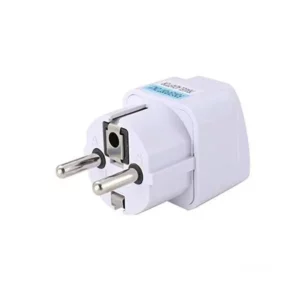 Adaptateur Alimentation Prise Universelle Terre Tout pays vers prise EU ABS et cuivre massif 250V 10