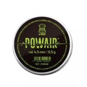 BOÎTE DE 500 PLOMBS RONDS POWAIR - CALIBRE 4.5MM