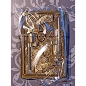 Bohai Lighter Briquet tempête à essence type Zippo motif Arme Militaria n°11