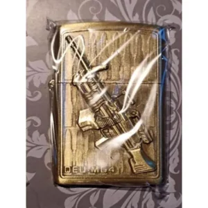 Bohai Lighter Briquet tempête à essence type Zippo motif Arme Militaria n°2