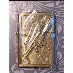 Bohai Lighter Briquet tempête à essence type Zippo motif Arme Militaria n°3