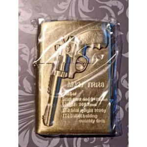 Bohai Lighter Briquet tempête à essence type Zippo motif Arme Militaria n°6