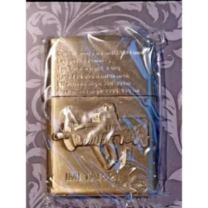 Bohai Lighter Briquet tempête à essence type Zippo motif Arme Militaria n°7