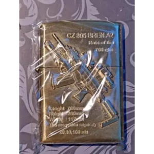 Bohai Lighter Briquet tempête à essence type Zippo motif Arme Militaria n°8