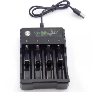Chargeur de batterie Rechargeable USB 18650 14500 AA AAA 1.2V 3.7V Li-ion charge rapide 4 ports