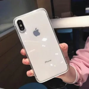 Coque Silicone Transparent Blanc Pour Iphone 11