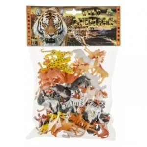 Figurines Animaux sauvages 48pcs 12 modèles assortis Taille article 5/6 cm