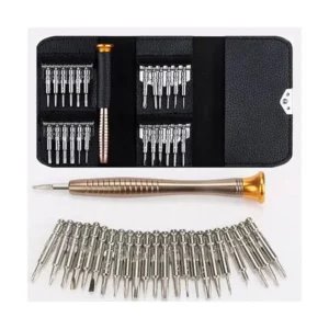 Kit Tournevis de Précision 25 en 1 Multifonctionnel Pour tel/tablette/pc... avec Etui