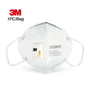 Lot de 5 Masque 3M KN95 9501VT FFP2 Respiratoire Ventilation Normes CE Anti Bactérie Poussière NEUF