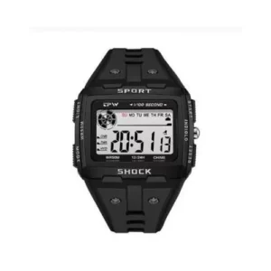Montre Numérique Digitale Sport Shock Noir