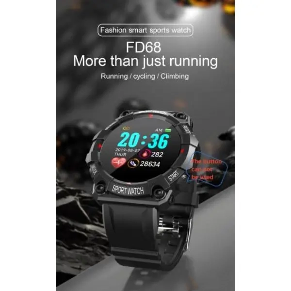 Montre connectée B33 avec écran rond pour documents fréquence cardiaque Bluetooth podometre...