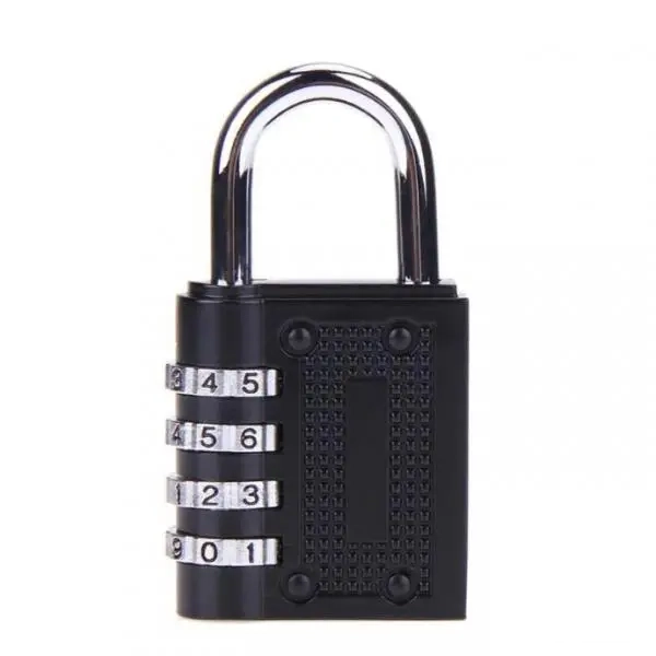 Cadenas 4 Combinaisons Alliage De Zinc Noir 80*40*13mm/3.14*1.57*0.5 – Image 2