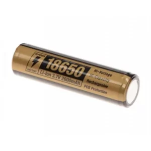 Lot de 2 Batteries Piles Rechargeables lithium-ion 3.7V TR 18650 3600 mAh