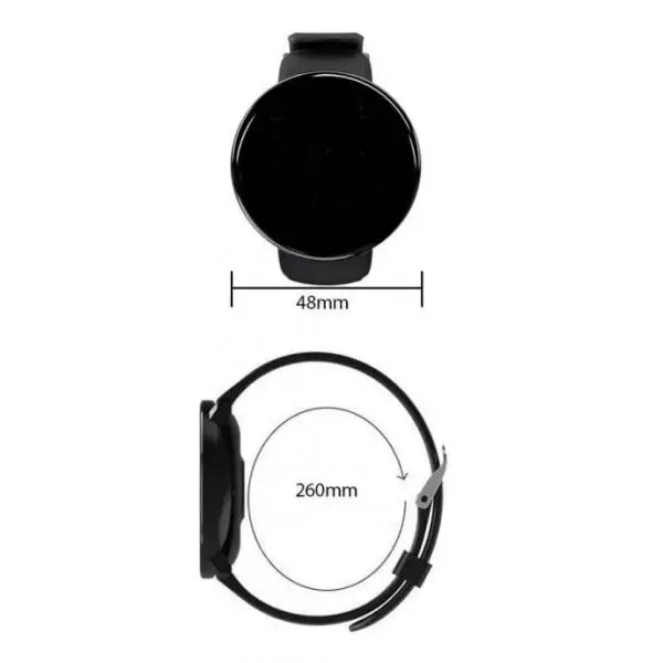 Montre connectée bluetooth Smartwatch D18 Noir – Image 2