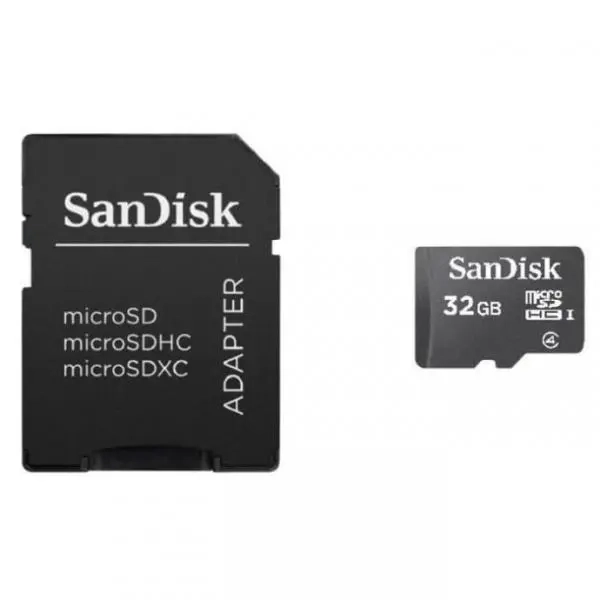 SANDISK 108097 Carte mémoire M.SDHC "Standard"- Imaging- 32GB + adapt SD- Cl.4 Neuf, en stock Vendeur professionnel – Image 3