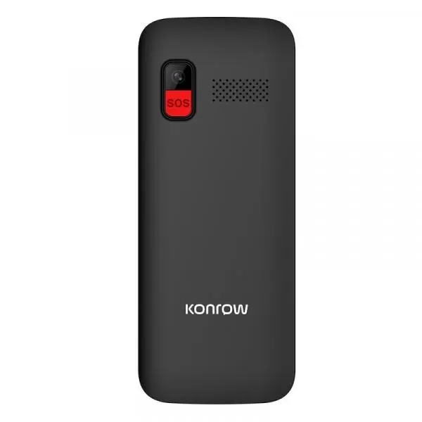 Konrow Senior 280 (Écran 2.8'' - Double Sim - Avec Station de charge) Noir – Image 2
