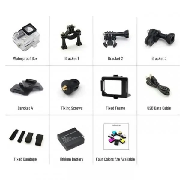 Mini Caméra de Sport HD Étanche et Intelligente sans Fil Appareil DV pour l'Ext – Image 3