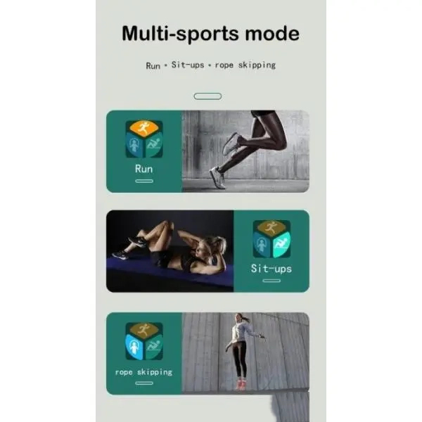 Montre connectée B33 avec écran rond pour documents fréquence cardiaque Bluetooth podometre... – Image 3