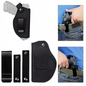 Holster Universel étui de pistolet tactique toute taille IWB OWB 14 * 7.5cm tran