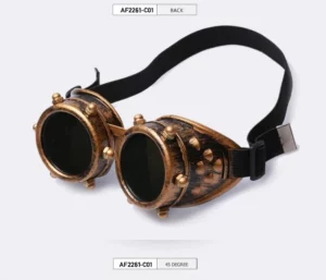 Lunettes Moto avec attache Steampunk