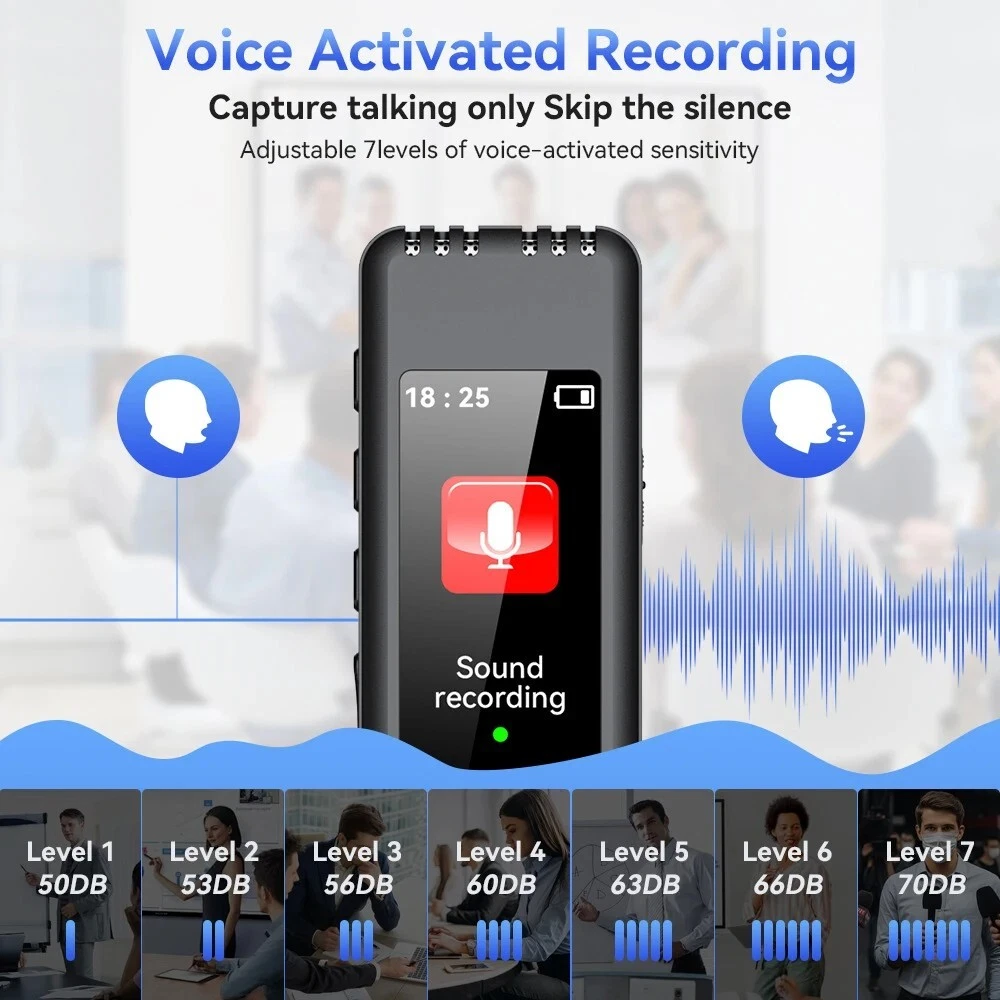 Dictaphone enregistreur vocal numérique – Image 3