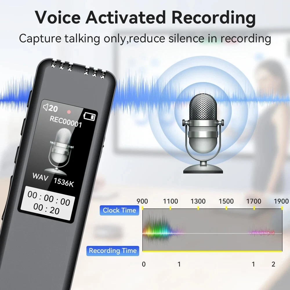 Dictaphone enregistreur vocal numérique – Image 4