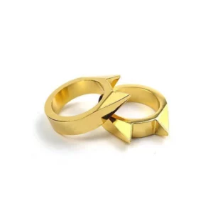 Bague Chat couleur Or Anneau Diamètre intérieur 2 cm