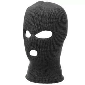 Cagoule Laine Noire KLV Taille Unique Unisexe NEUF