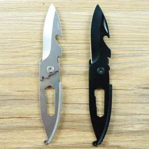 Petite couteau de poche pliant Noir ou Argent NEUF