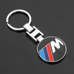 Porte-clés 3D en métal pour M Noir Matériau: alliage de zinc 2.5x9.2 cm