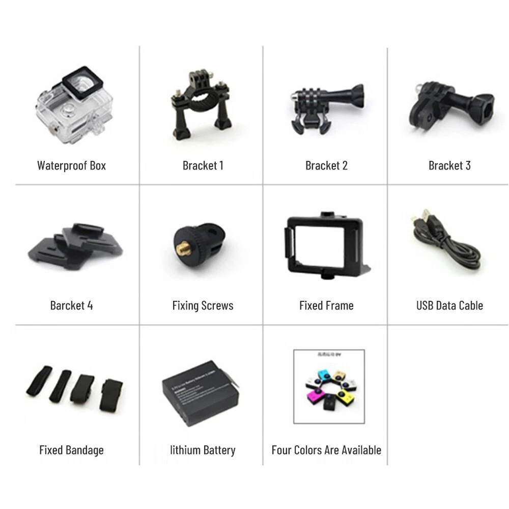 Mini Caméra de Sport HD Étanche et Intelligente sans Fil Appareil DV pour l'Extérieur – Image 3