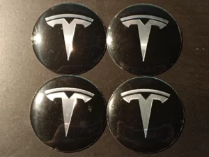 Lot de 4 Stickers Centre de Roue Moyeu Wheel cap Voiture Telstra Diamètre 56mm
