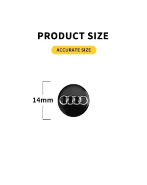 Lot de 10 Autocollants stickers de télécommande de voiture A Diamètre 14mm