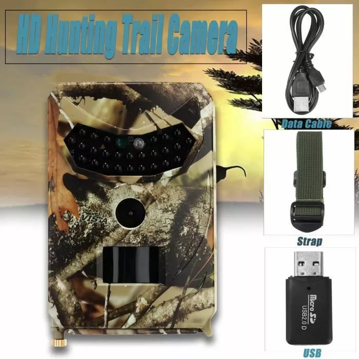 Caméra de Chasse Piège Photo Infrarouge Hunting Trail Camera 12.0MP 1080P HD – Image 2