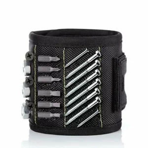 Bracelet Magnétique Avec 3 Aimants Bricolage Rangement Outils et Vis NEUF