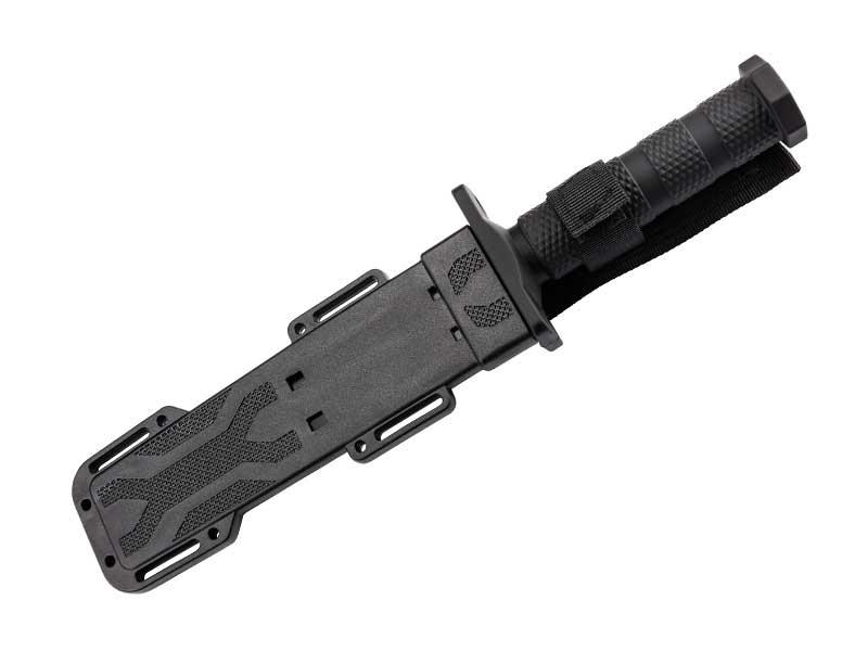 POIGNARD HERBERTZ NOIR 18CM INOX lame noire semi-dentée 18 cm acier 420 – Image 2