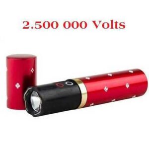 SHOCKER Electrique Lampe TASER DEFENSE Rouge à lèvre type 1202 2.500.000 VOLTS