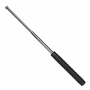 Matraque Télescopique Baton Acier Trempé Chromé Manche Grip Pro 26'' 67cm Type Police Top Qualité