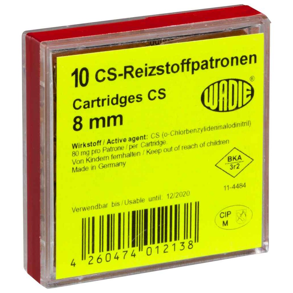 BoƮte de 10 cartouches Wadie CS - calibre 8 mm PAK