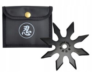 Etoile de Jet/Lancer Shuriken Kohga Ninja N°8 Noir Avec Etui